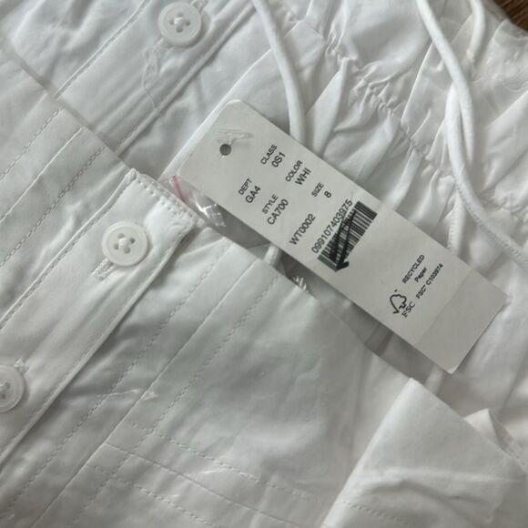 NWT J CREW A-line midi dress in cotton poplin - Picture 7 of 8